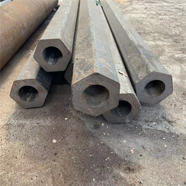 陜西西安市冷拔精密鋼管外六方內圓鋼管六角管廠家冷拉無縫鋼管