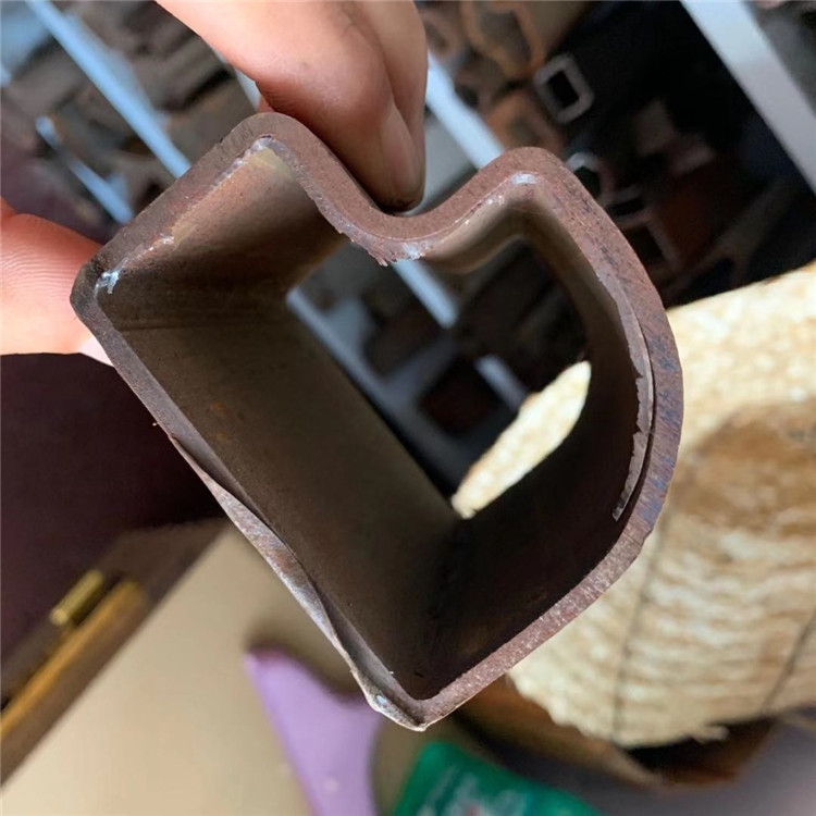 冷拔冷拉異形管q235鋼管D形管 馬蹄管焊管異形鋼管加工定制