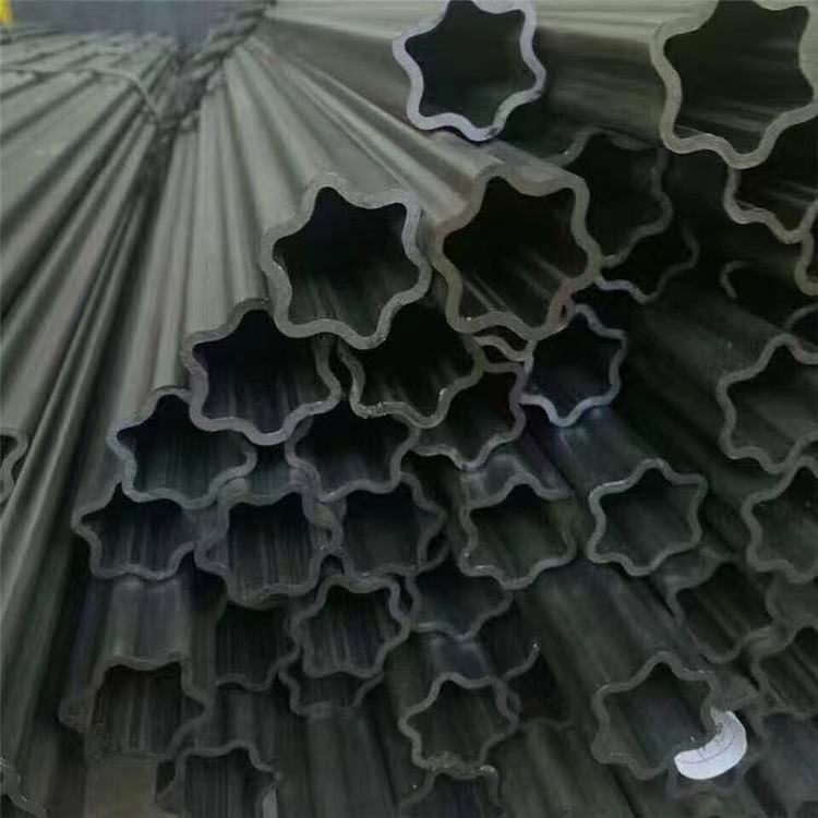 冷拔星型鋼管 護(hù)欄用異型鋼 五瓣梅花型鋼管 冷拔異形鋼管 現(xiàn)貨