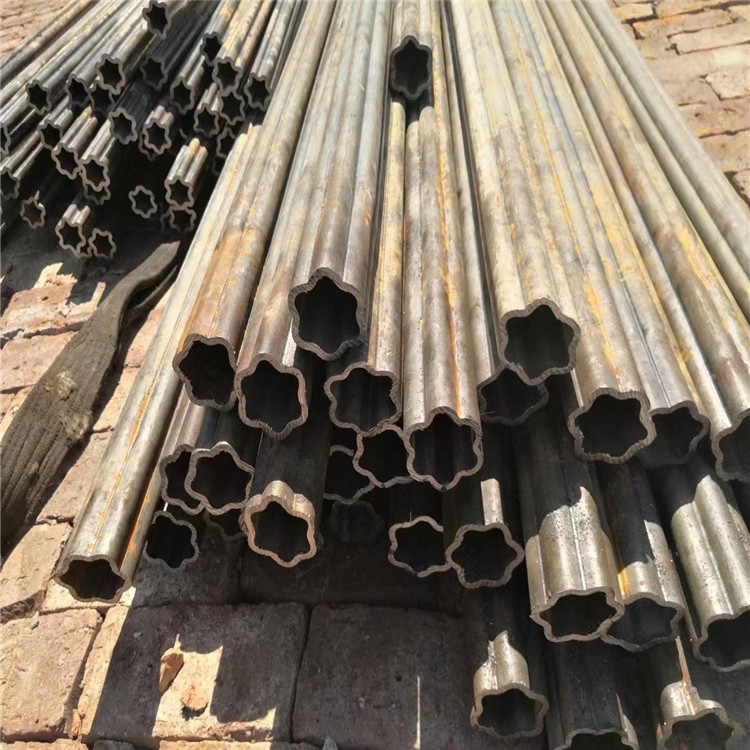 現貨定制異型管 冷拔異形鋼管 面包管三角管 六角空心管規格齊全