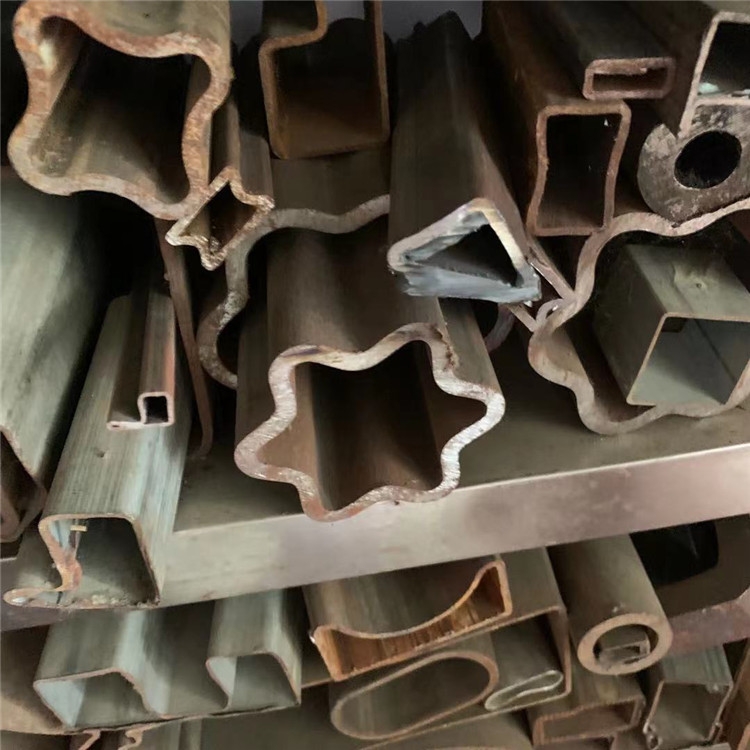 扶手裝飾管 橢圓形金屬Q235 燈籠護欄管 冷拔多邊形異型管廠家