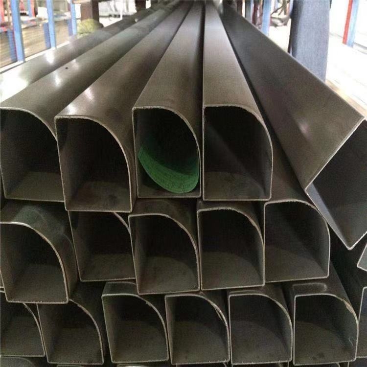 04不銹鋼裝飾橢圓鋼管定做 201異型鋼管加工