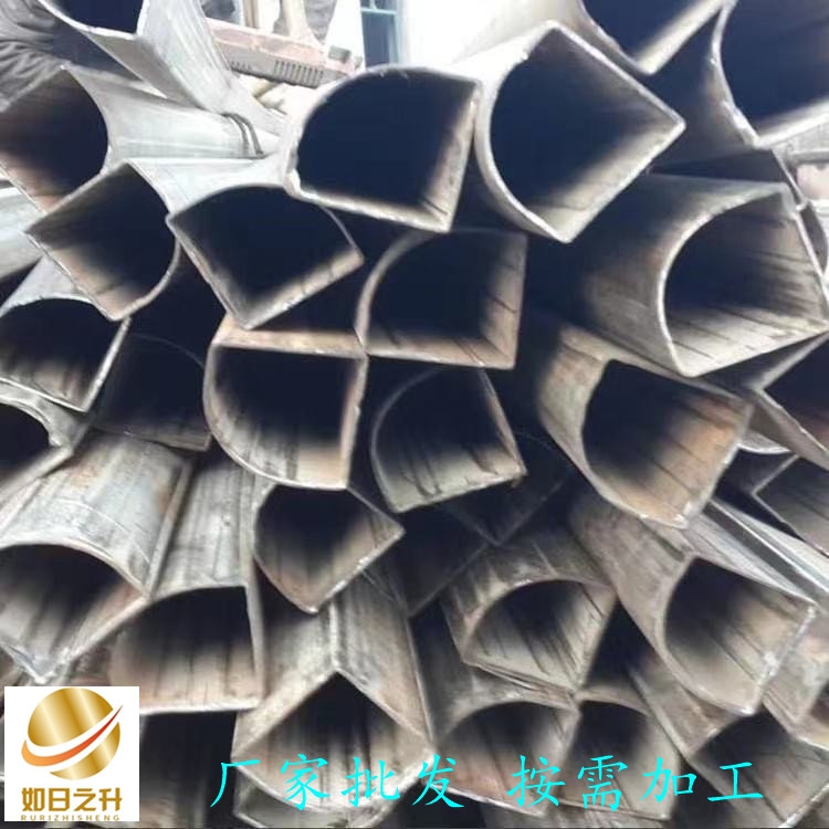 空心六角鋼管廠家 異型三角軸 貓面鋼管 如日之升金屬